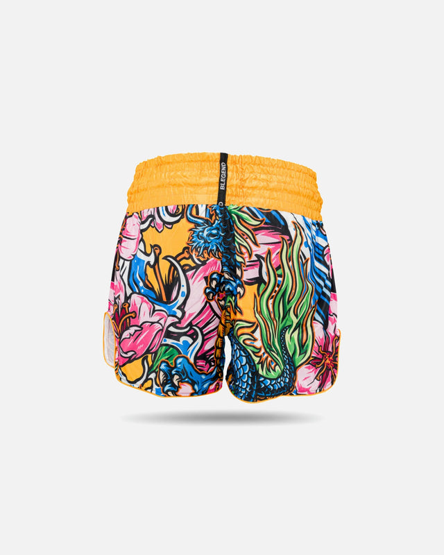 Pantalones de Muay Thai Blegend Legend 3 – Amarillo