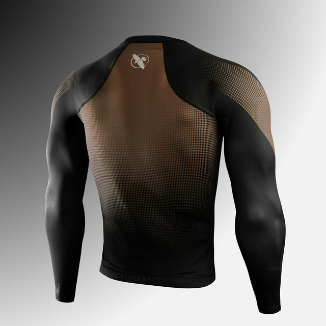 Rashguard Hayabusa Pro Ranked Manga Comprida – Castanho