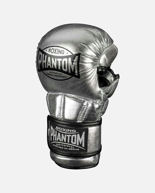 Rękawice MMA Phantom Athletics Mexico – Srebrne/Czarne