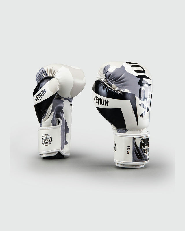 Guantoni da boxe Venum Elite – Bianco/Grigio melange