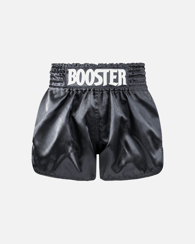 Pantaloncini Muay Thai Booster Plain V2 – Nero
