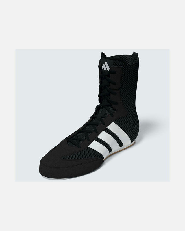 Buty bokserskie Adidas Box Hog Classic – Czarne/Białe