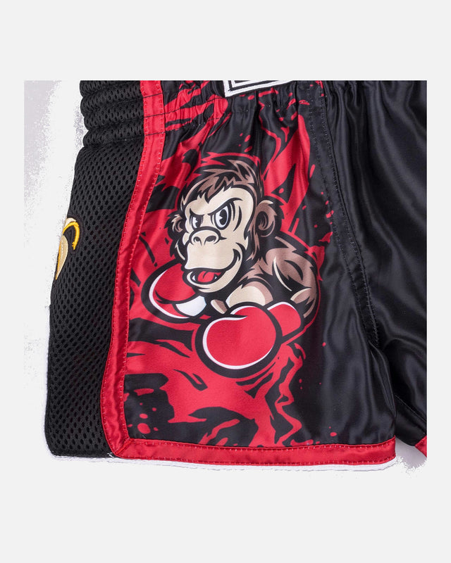 Spodenki Muay Thai 8 WEAPONS Joe – Czarne/Czerwone