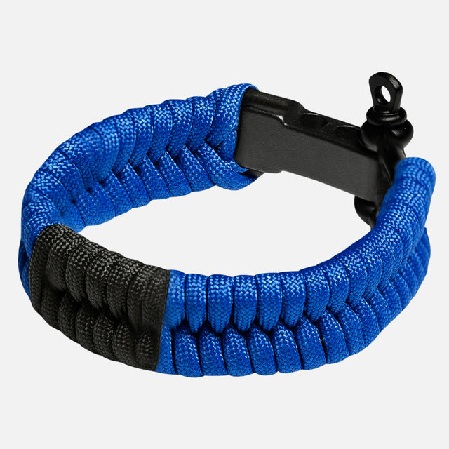Hayabusa Paracord Jiu Jitsu Armband - Modrá