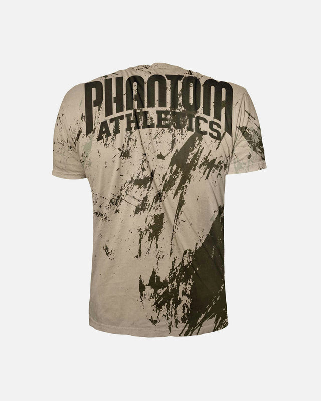 Tricou de antrenament Phantom Athletics EVO Ghost – Camo verde-maro