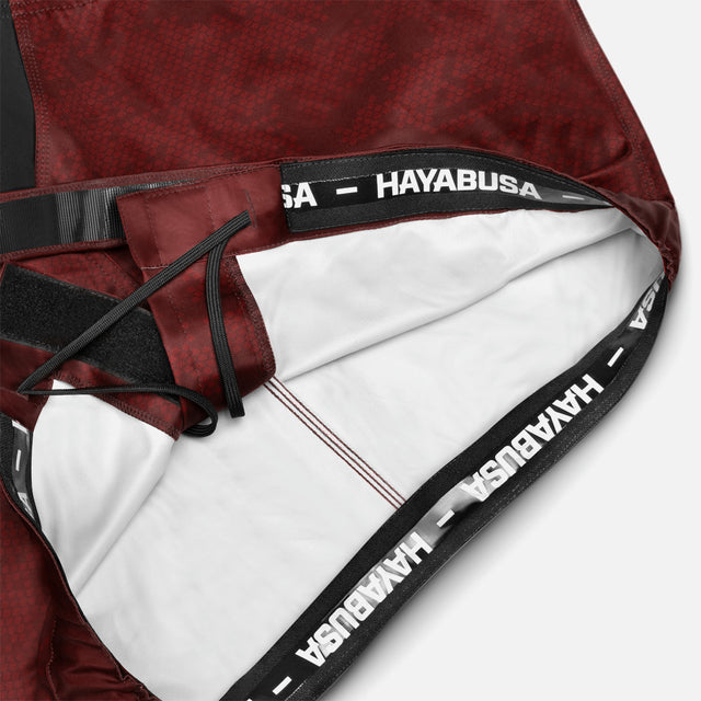 Shorts de MMA Hayabusa Hex Mid-Thigh – Bordeaux
