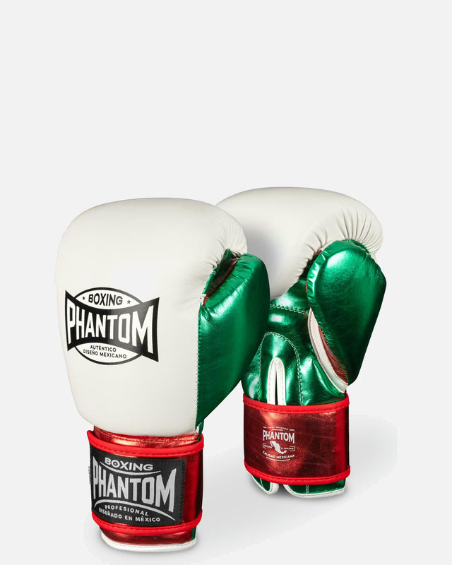 Phantom Athletics Boxhandschuhe Mexico – Weiß/Grün/Rot