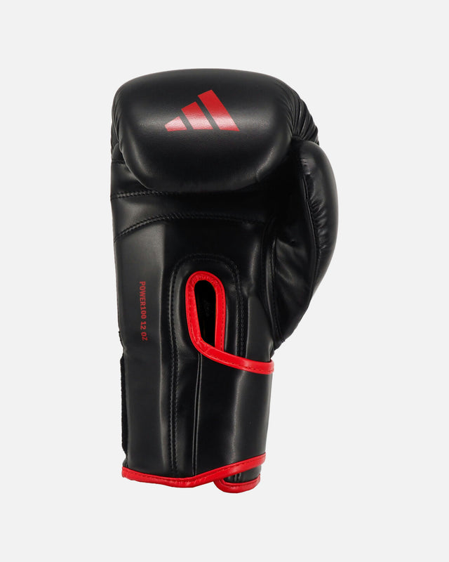 Rękawice bokserskie Adidas Power 100 – Czarne/Czerwone