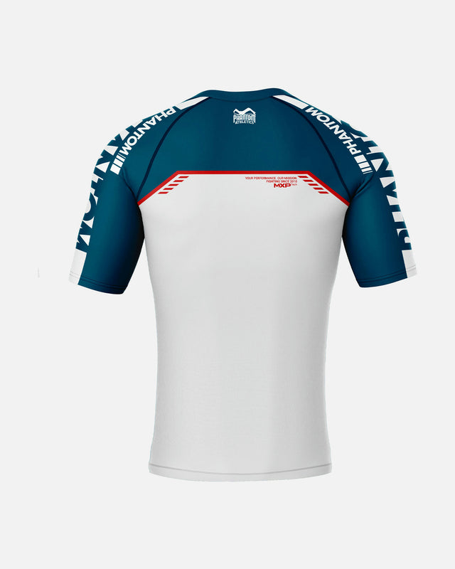 Phantom Athletics Rashguard EVO Apex Korte Mouwen – Blå