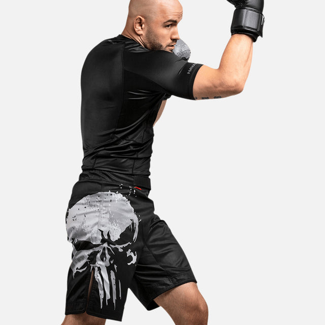 Spodenki MMA Marvel The Punisher – Czarne