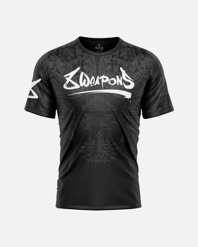 Camiseta 8 WEAPONS Hanuman Yant – Negro/Gris