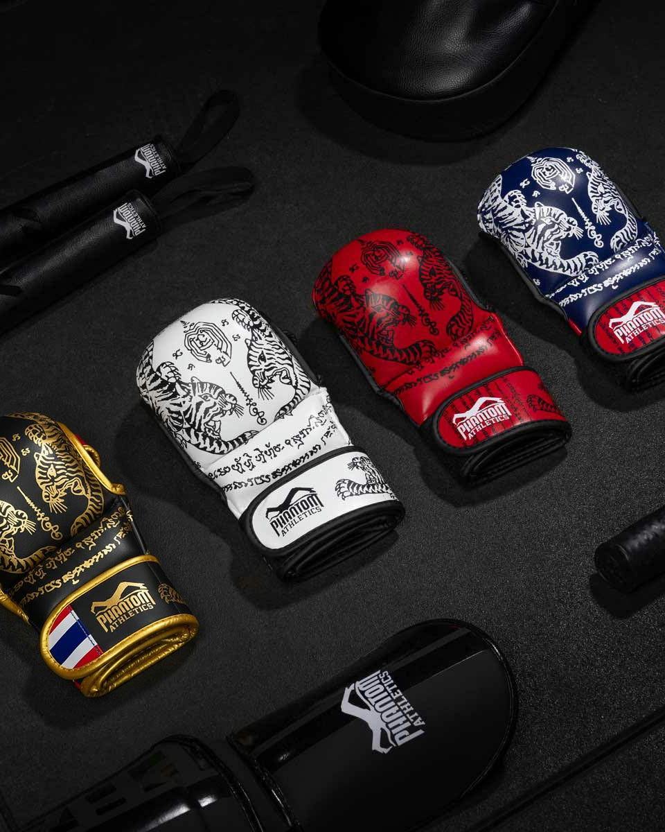 Phantom Athletics MMA Handschoenen Sparring Muay Thai - Zwart/Goud