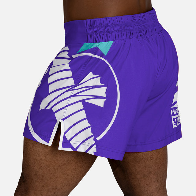 Hayabusa Muay Thai-shorts Icon – Lila/Vit