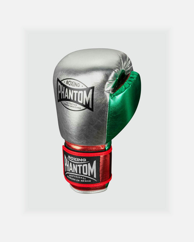 Phantom Athletics Bokshandschoenen Mexico - Zilver/Groen/Rood