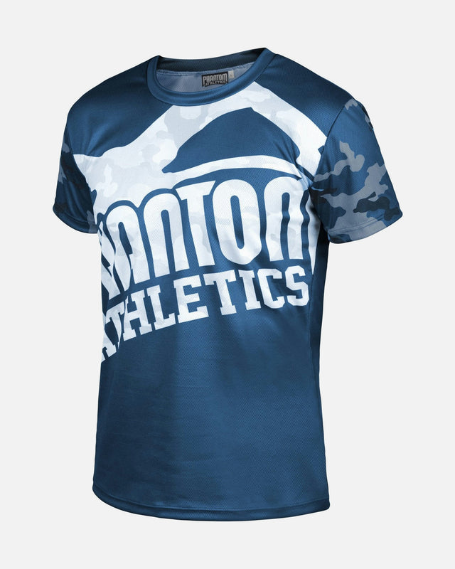 Phantom Athletics Trainingsshirt EVO Warfare – Marineblau Camo