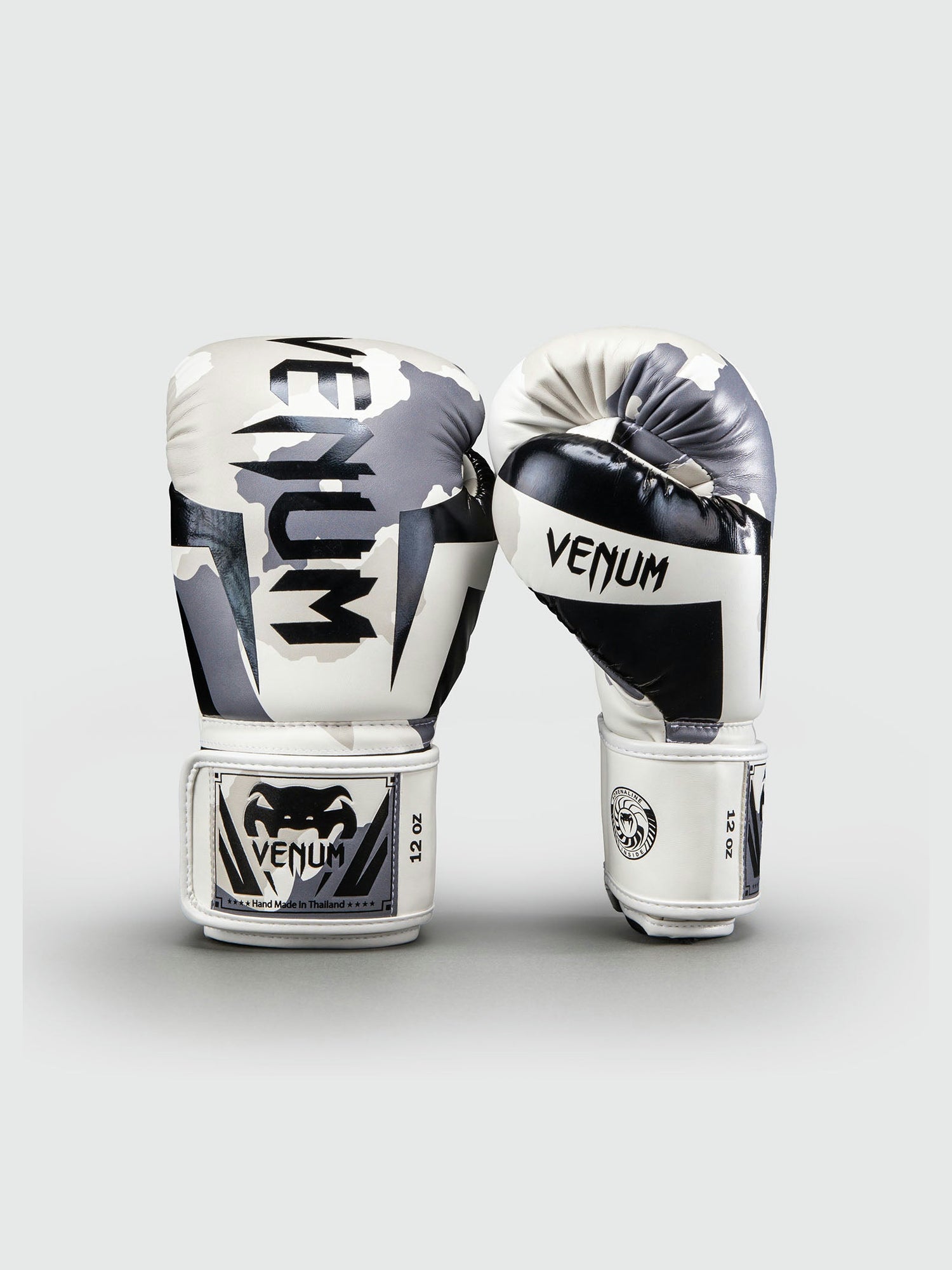 Guantoni da boxe Venum Elite – Bianco/Grigio melange