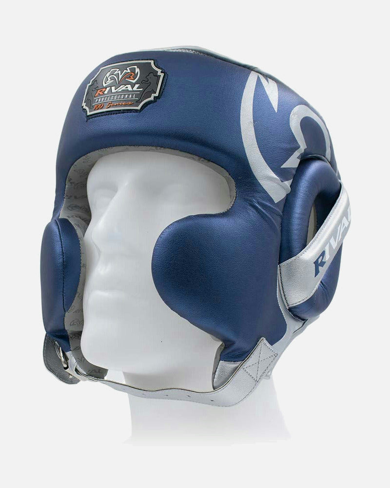 Casco da boxe Rival RHG100 Professional – Blu/Argento