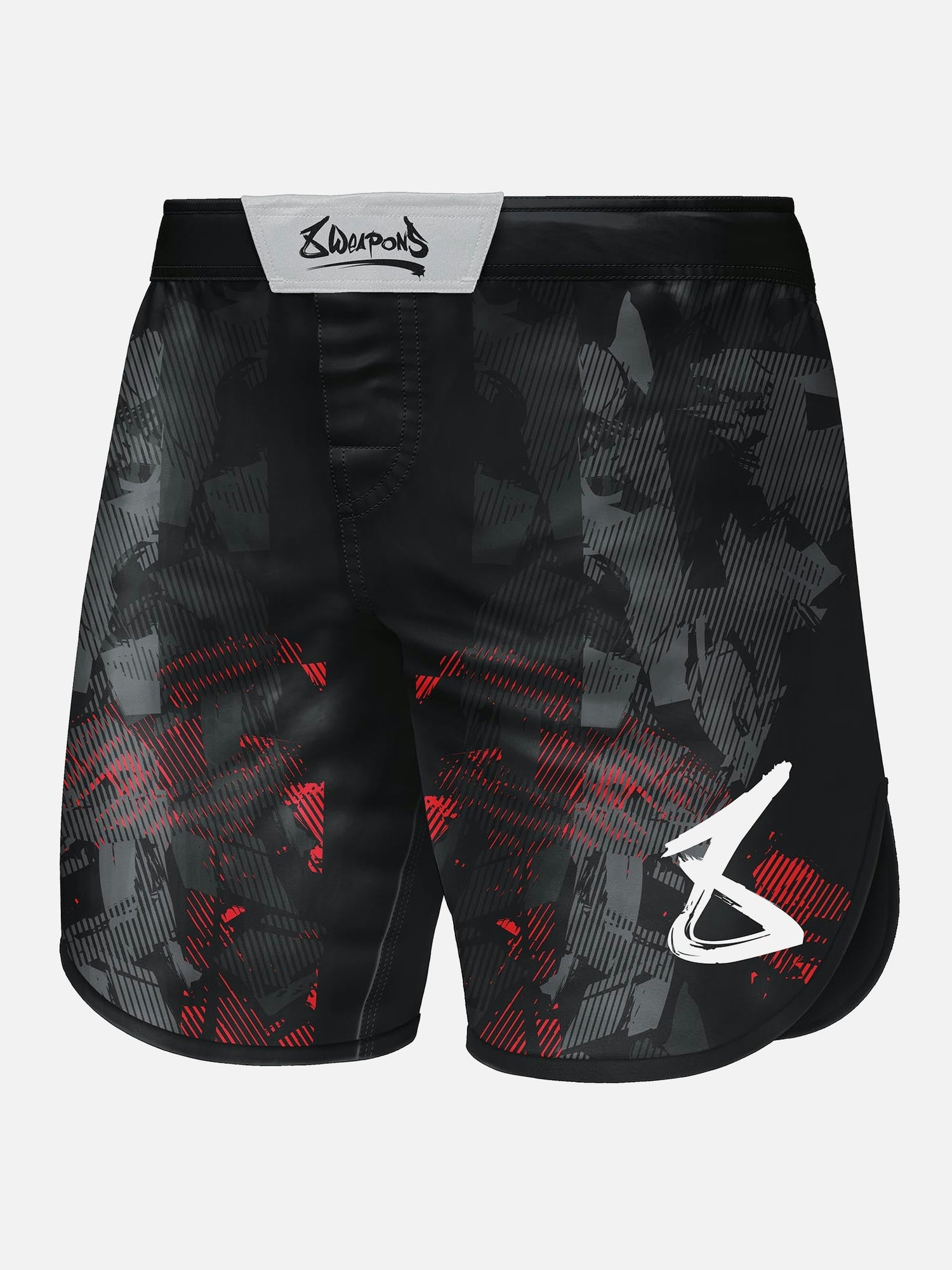 8 WEAPONS MMA-shorts Hit 2.0 – Svart/Röd