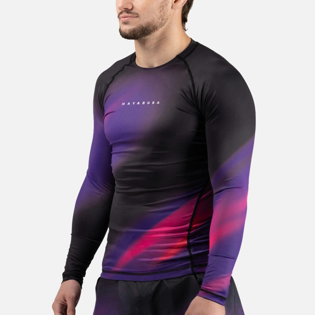Rashguard Hayabusa Apex Nova Maniche Lunghe – Viola Ultravioletto