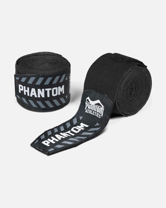 Profesionální boxerské bandáže Phantom Athletics Strike – Černé