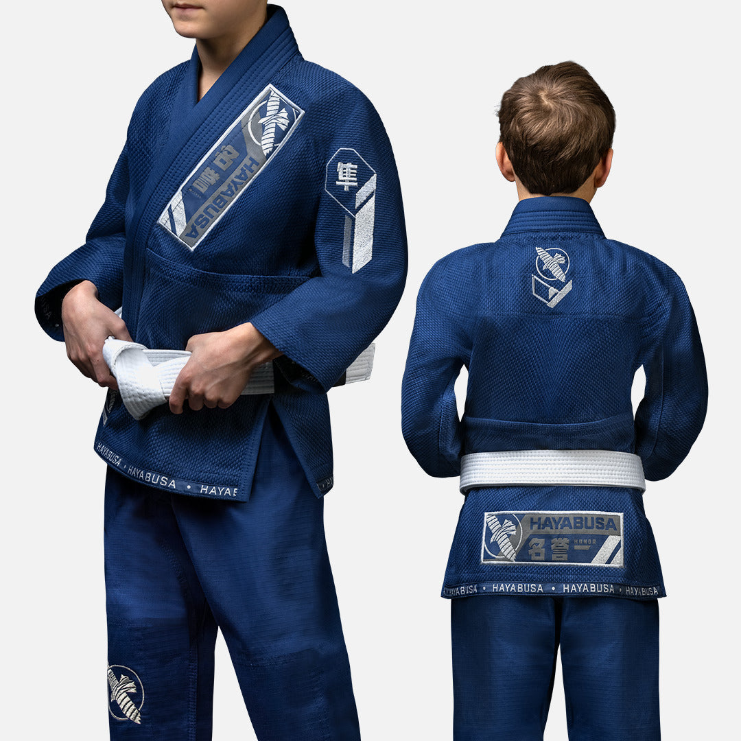 Kimono BJJ Hayabusa Ascend – Copii – Albastru Marin