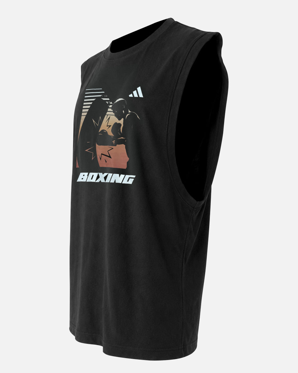 Triko Adidas Boxing Graphic Line SL – Černé
