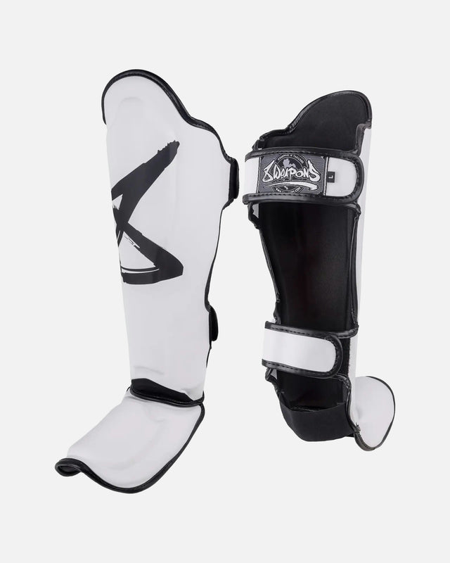 Espinilleras 8 WEAPONS BIG 8 Premium – Blanco