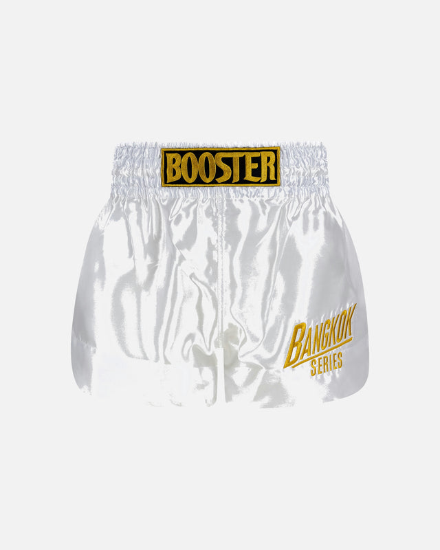 Calções de Muay Thai Booster Bangkok – Branco