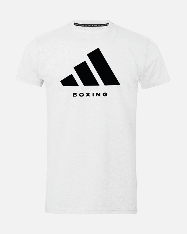Camiseta Adidas Community Boxing – Blanco