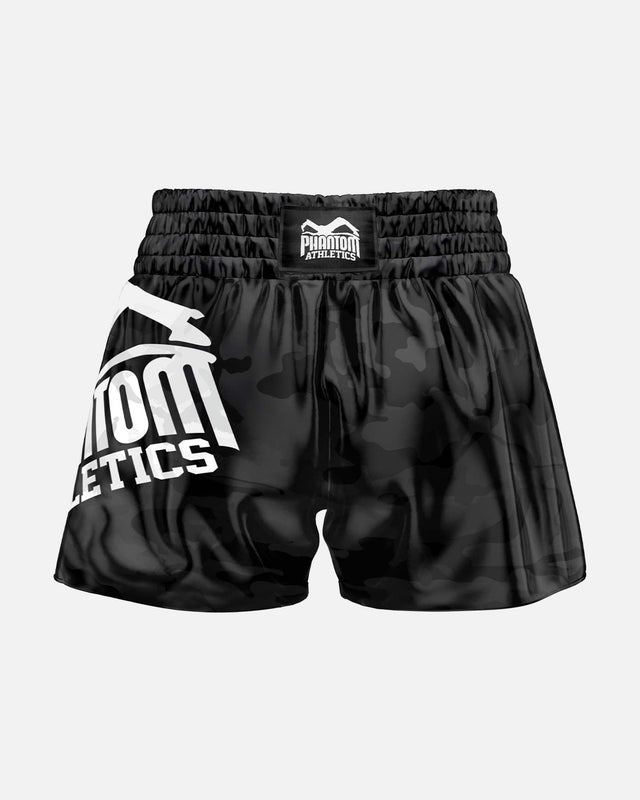 Calções de Muay Thai Phantom Athletics Camo – Preto