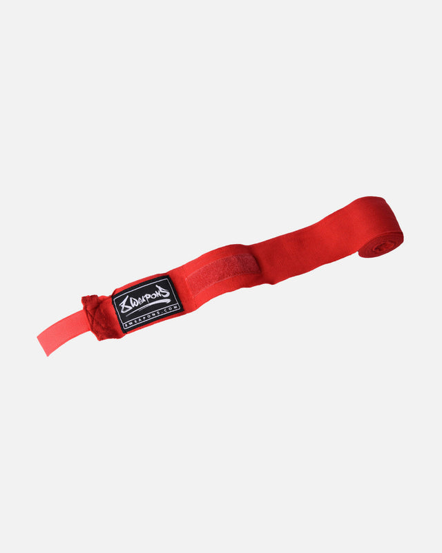 8 WEAPONS Hand Wraps, semi-elastic – Red
