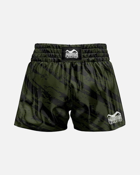 Phantom Athletics Muay Thai Shorts Tiger Camo - Legergroen