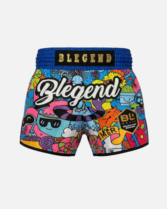 Spodenki Muay Thai Blegend Legend 11 – Niebieskie