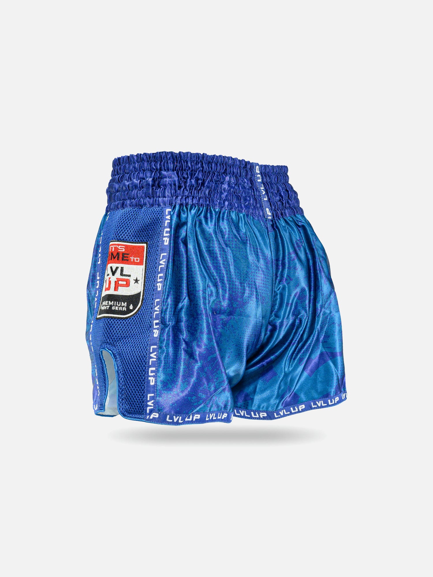 Calções de Muay Thai LVL UP Stadium – Azul