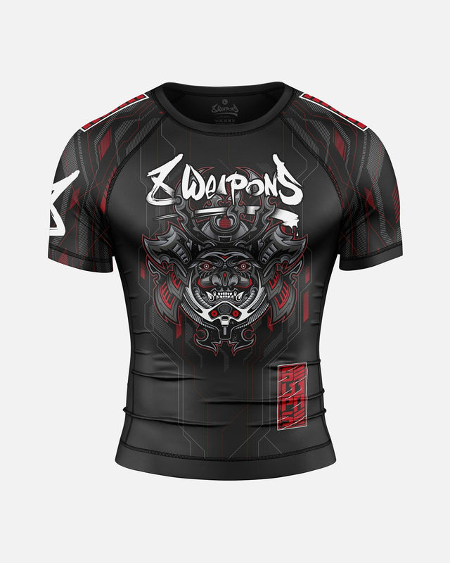 Rashguard 8 WEAPONS Samurai 2.0 – Preto/Vermelho