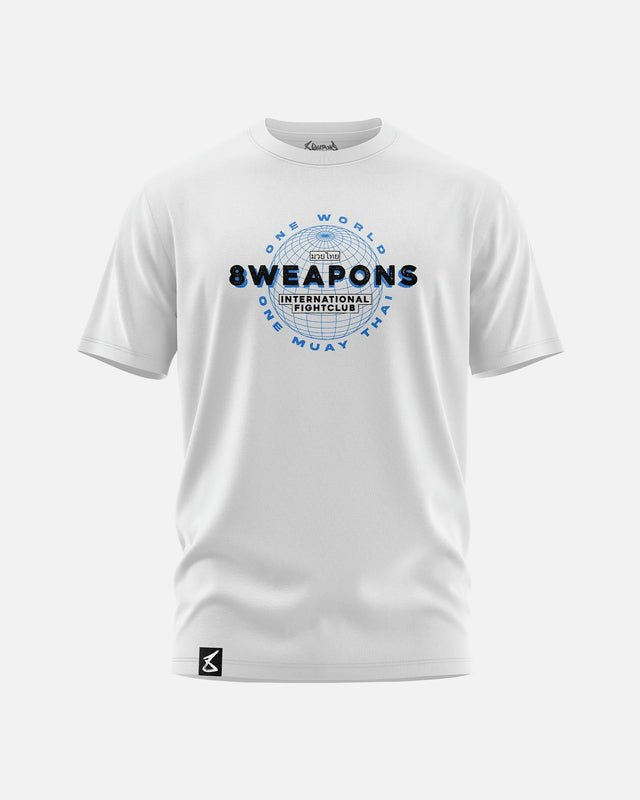 8 WEAPONS Tričko 1W1MT Oversize – Bílé
