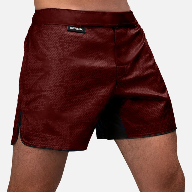 Shorts de MMA Hayabusa Hex Mid-Thigh – Bordeaux