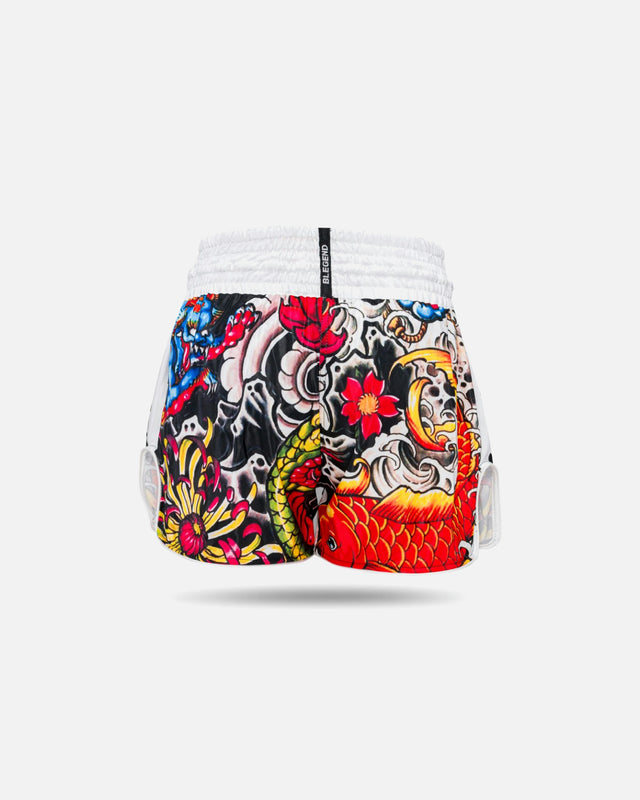 Blegend Muay Thai Shorts Legend 3 – White