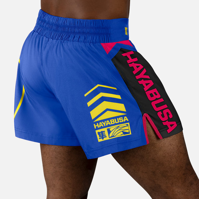 Hayabusa Muay Thai shorts Icon – Blå/Gul