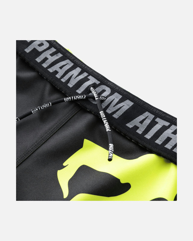 Phantom Athletics Muay Thai shorts Revolution – Sort/Neon