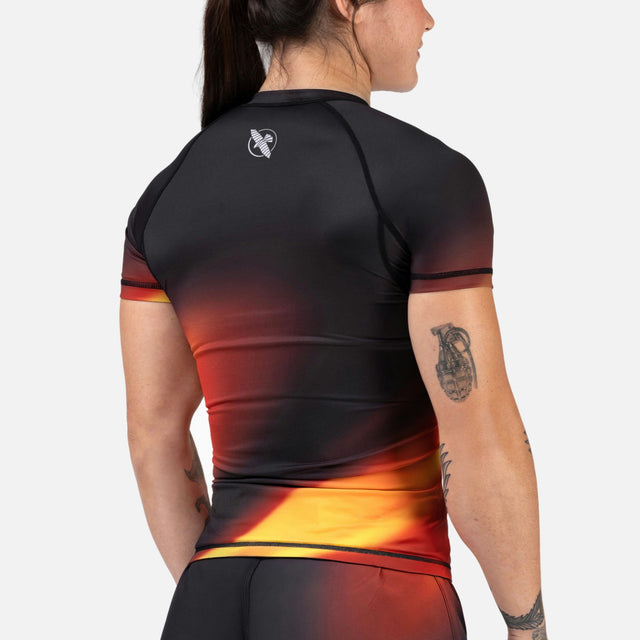 Rashguard Hayabusa Apex Nova Maniche Corte Donna – Arancione