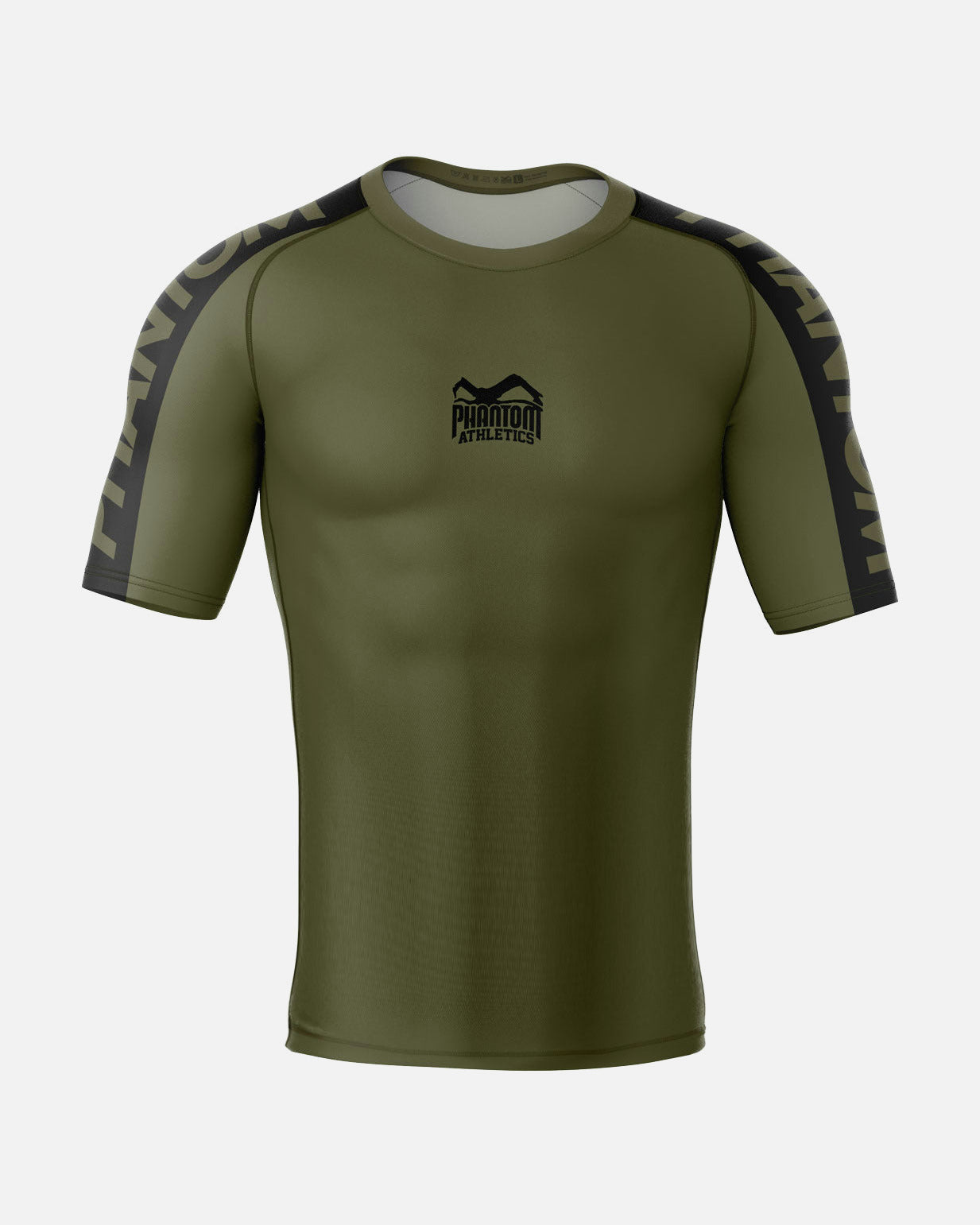 Phantom Athletics Rashguard EVO Apex Korta Ärmar – Armé