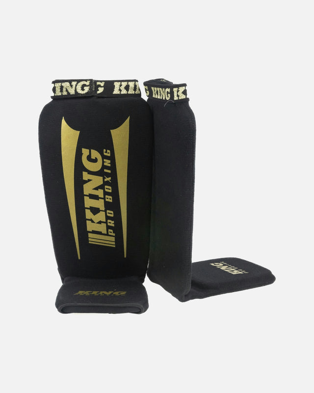 King Pro Boxing Shin guards AMSG Pro – Black