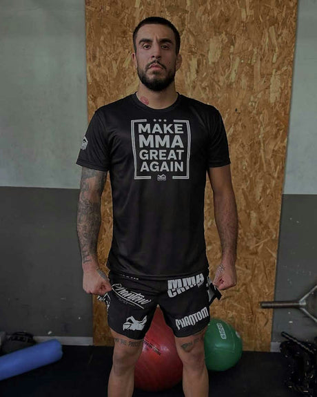 Phantom Athletics Trainingsshirt EVO Make MMA Great Again - Zwart