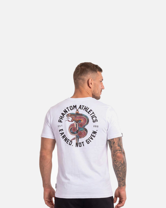 T-shirt Phantom Athletics Serpent – Branco