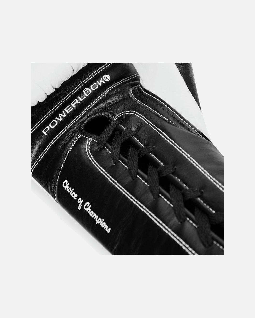 Luvas de boxe Everlast Powerlock Pro OG – Branco/Preto