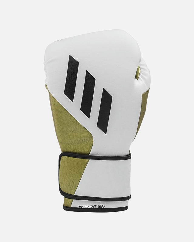 Guantoni da boxe Adidas Speed Tilt 350 – Bianco/Oro