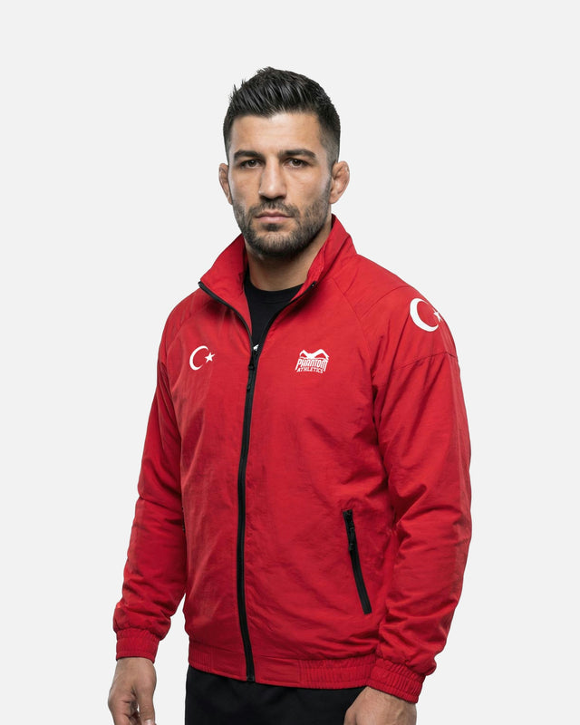 Jachetă de antrenament Phantom Athletics DMC Team Turkey – Roșu/Alb