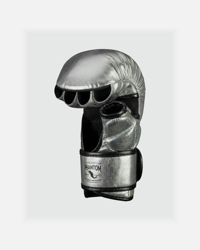 Mănuși MMA Phantom Athletics Mexico – Argintiu/Negru