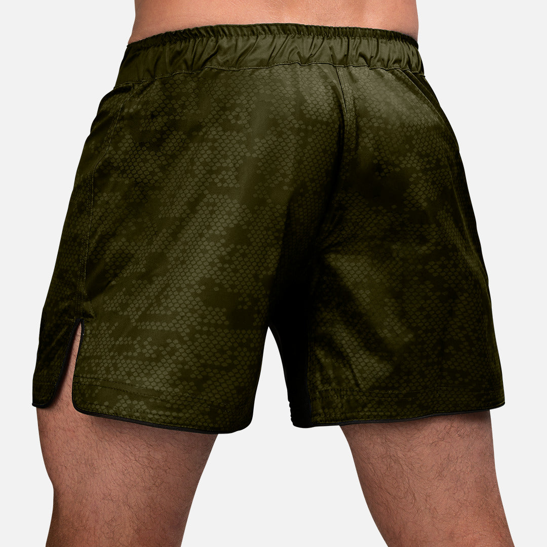 Pantaloncini MMA Hayabusa Hex Mid-Thigh - Verde